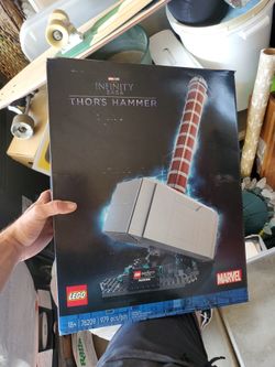 The Infinity Saga Thors Hammer Lego Used (Build All Pieces Included