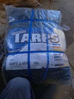 40'x60' Tarp Forest Green, Pick Up Only