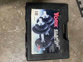 YORK DUMBBELL SET