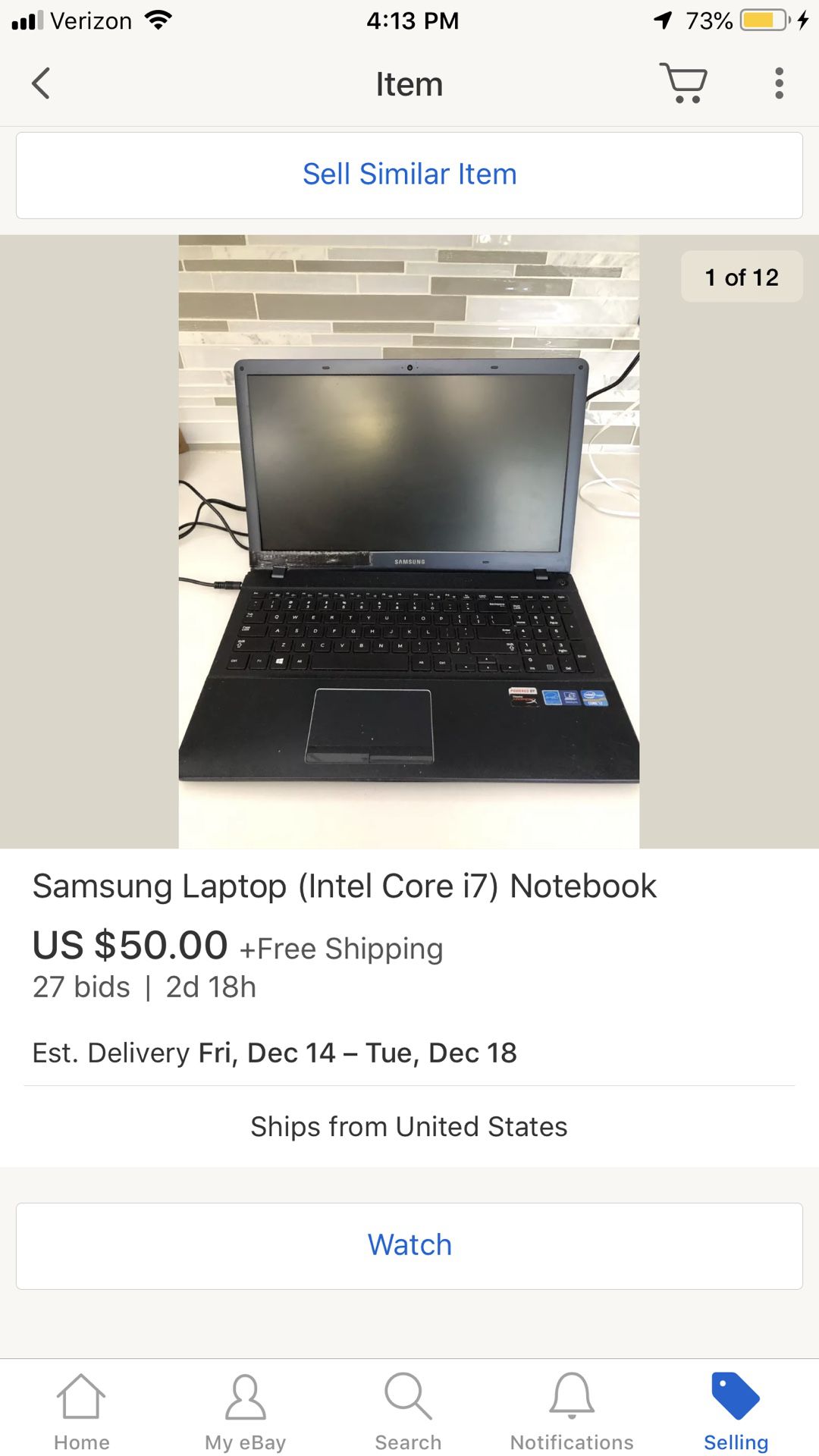 samsung computer for parts