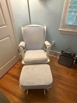 Pottery Barn Glider & Ottoman
