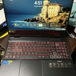 Acer Nitro 5, 144Hz AN515-58-56CH i5-12500H RTX 4050 6GB 16GB 512GB SSD Win 11 Home .   Laptop is in Excellent condition without any scratches or dent