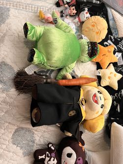 Plushies And Plushie Keychains And Backpacks