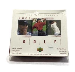 2001 Upper Deck Premiere Edition Golf Box