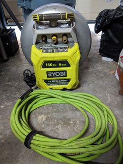 RYOBI portable 6 gallon air compressor 150 psi. 125 OBO for Sale in San Leandro CA OfferUp