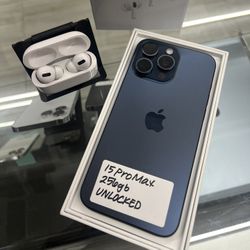 15 Pro Max Unlocked. Cash Or $50 Down W Approval 