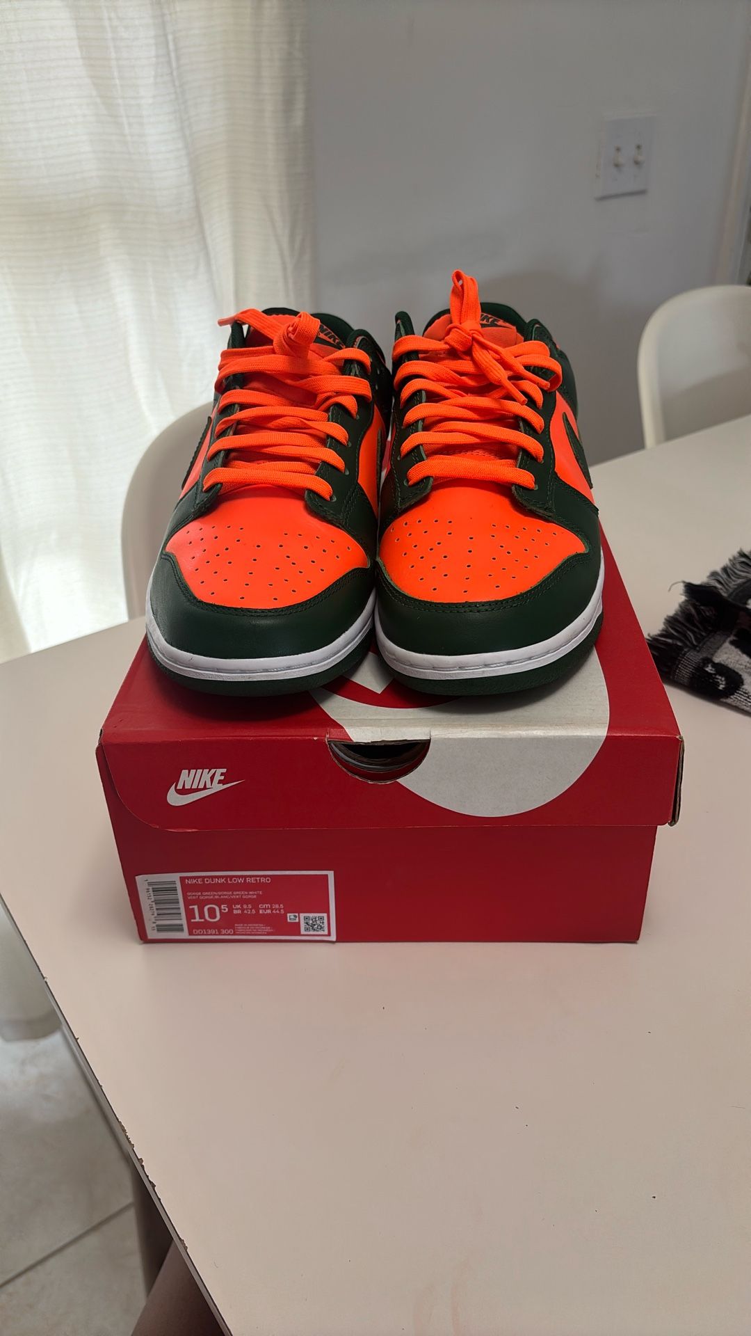 Nike Dunks (Miami Hurricane)