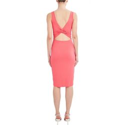 BCBG Paris Women's V-Neck Jersey Midi Dress