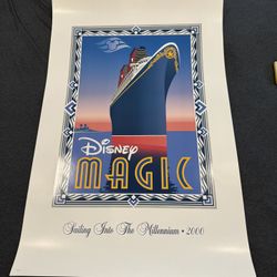 Authentic Disney Cruise 2000 Poster 