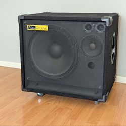 Accugroove Tri115L bass cabinet - full range flat response