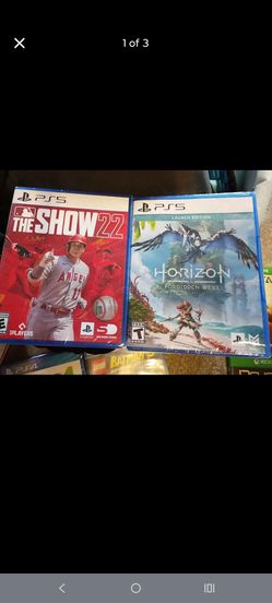 PS5 Games: MLB The Show 22 and Horizon Forbidden West Launch Edition