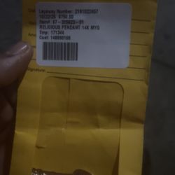 14k Gold San Judas Pendant 