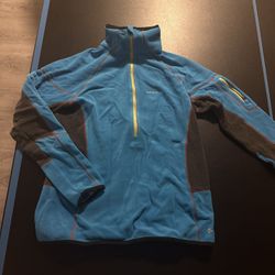Columbia Women Blue Fleece Large