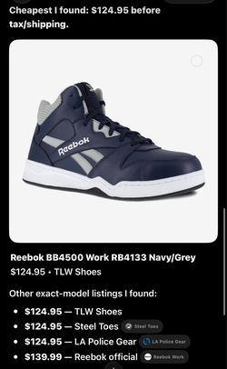 Reebok Steel Toe Shoes