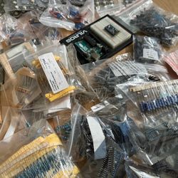 Hobbyist Electronics Lot — Arduino, LEDs, Resistors, Servos & More | Cheap, Just Wants a Good Home