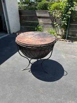End table / African Drum
