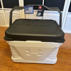 【Brand New | Ori Price: $199.99 | Perfect Gift】Under Armour Sideline 20 qt Hard Cooler by Thermos White NWT MADE IN USA