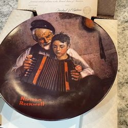 Norman Rockwell Ceramic Plate