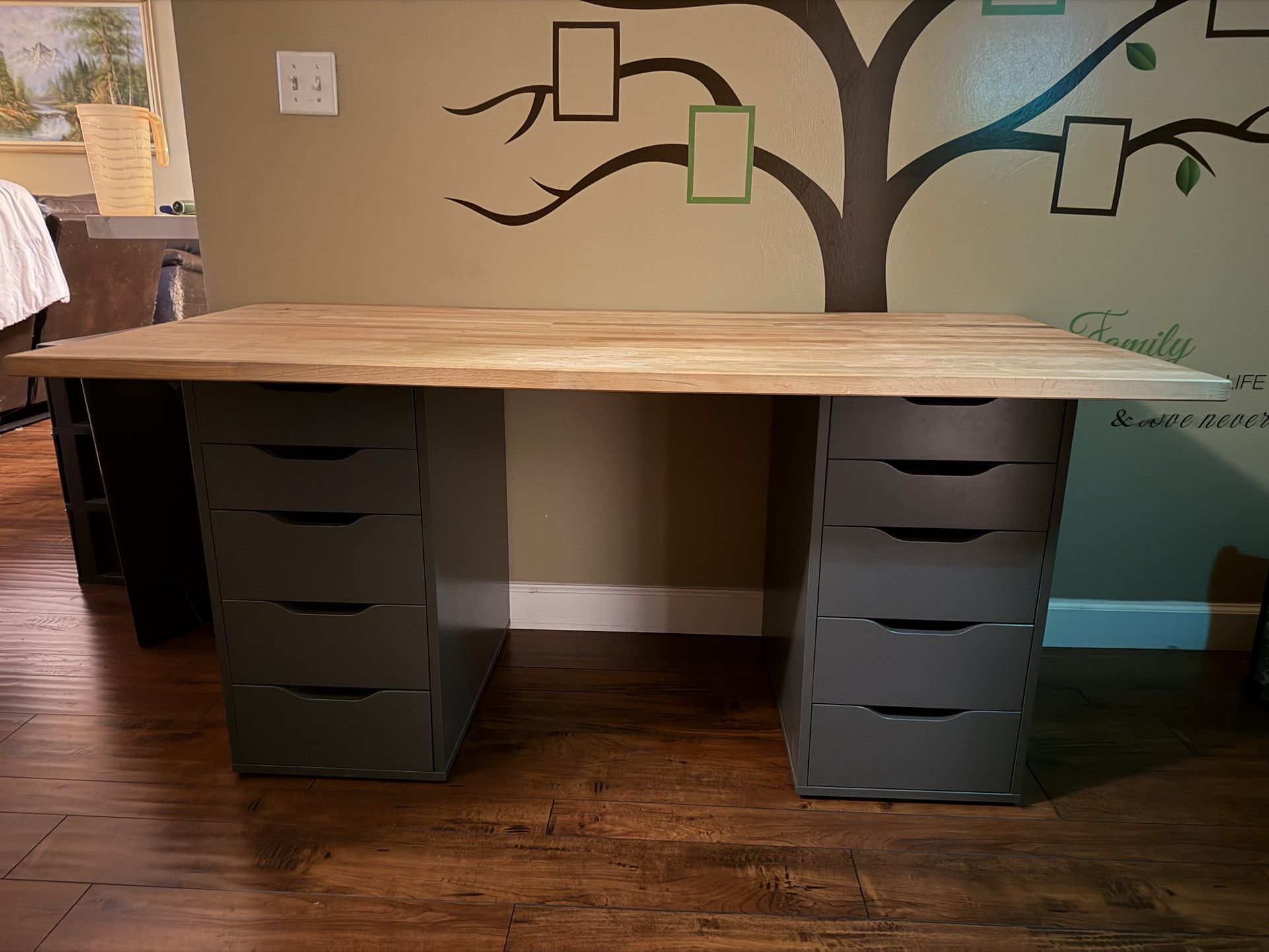 GAMING DESK IKEA CUSTOM