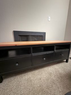 Ikea TV Stand with Drawers 58” L x 18 D x 22 H