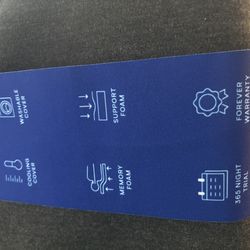 Queen leather bed w/adjustable base