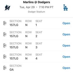 Dodger Tickets 