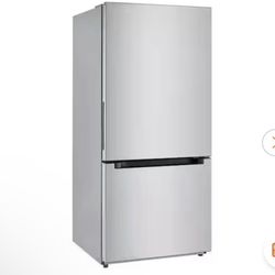 Vissani 30 in. 18.7 cu. ft. Bottom Freezer Refrigerator in Fingerprint Resistant Stainless Steel, Garage Ready
