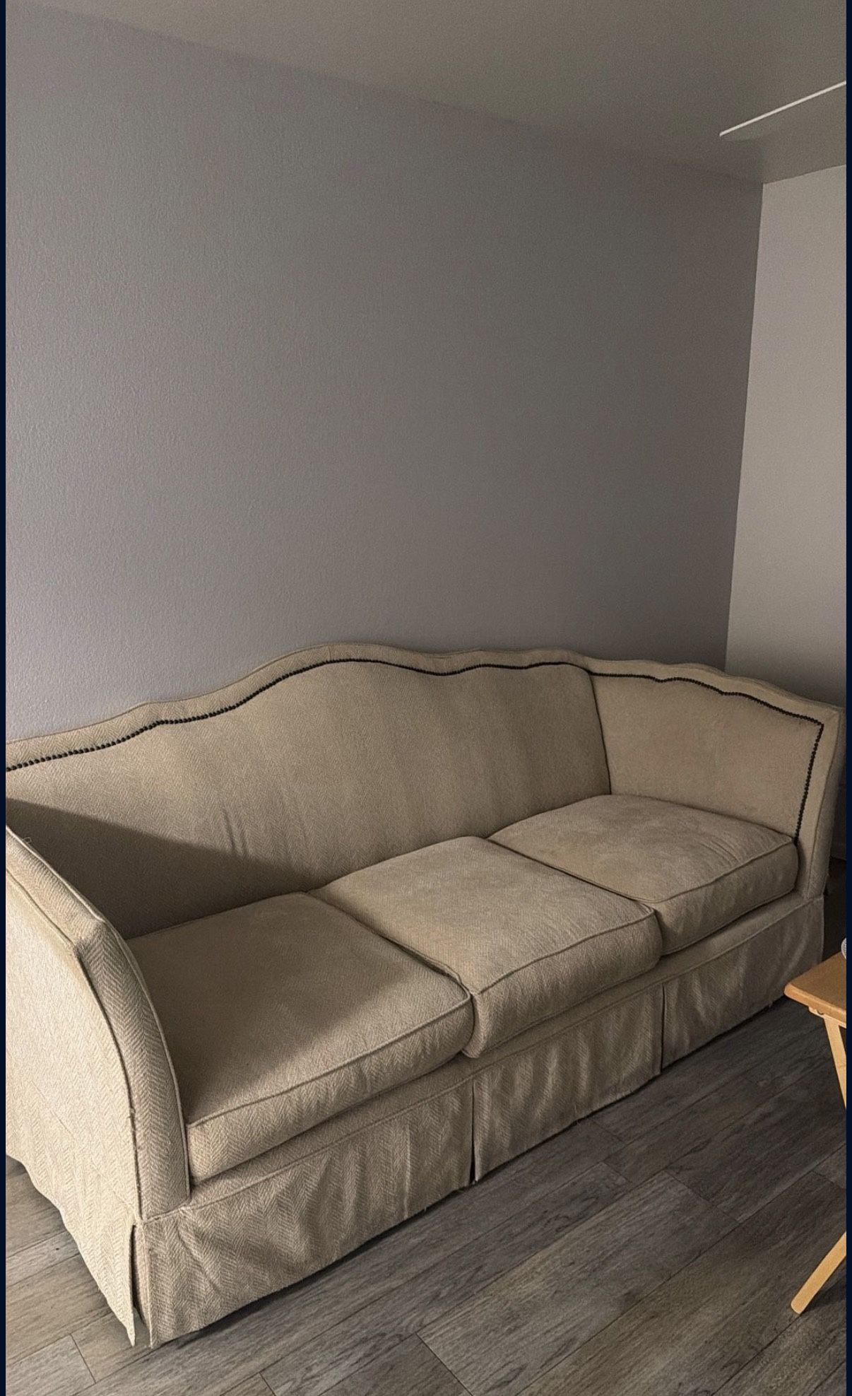 2 Matching Beige Couches – Great Condition – $50 for Both!