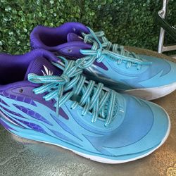 Puma LeMelo Ball MB.02 Queen City Shoes Blue Purple (379779-01) Men's Basketball