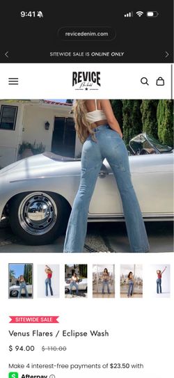 Revice Venus flares jeans 75obo