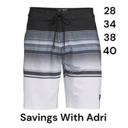 No Boundaries Men’s Knee High Swim Trunks
