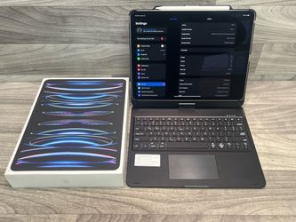 Apple iPad Pro 6th Gen 12.9" – 2TB, M2 Chip, Wi-Fi + Cellular, w/ Pencil & Keyboard (A1D025135)