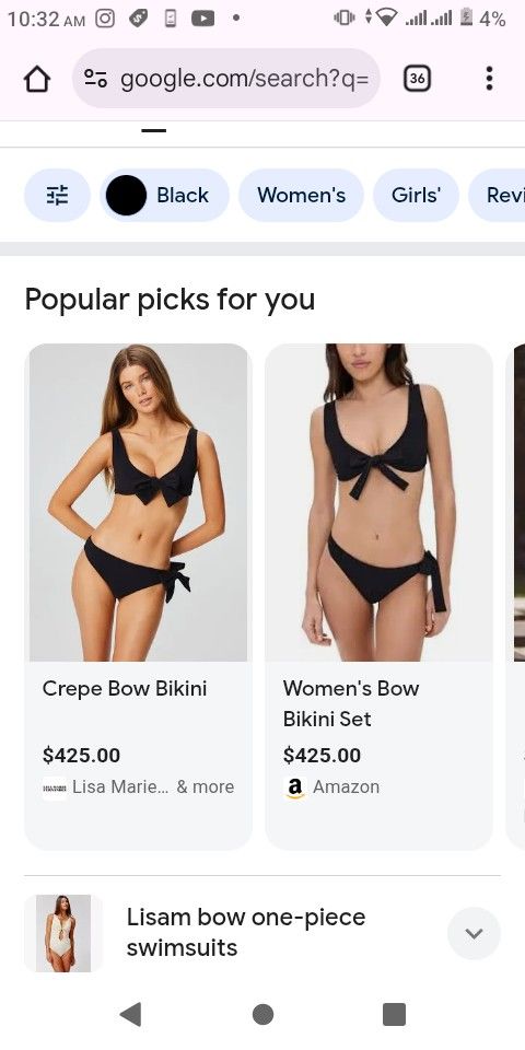 Brand New Lisa Marie Fernandez Bow Bikini