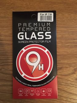 Premium tempered glass iPhone cover