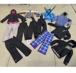 Boys & Girls Winter Clothes Size 7-8. Ski/ Snow Jackets Pants And Bibs. Great Brands!!
