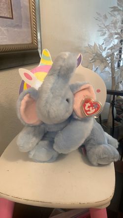 T Y Beanie Buddies Disney Dumbo “Big Feet” 15” Beanie Buddies 1999