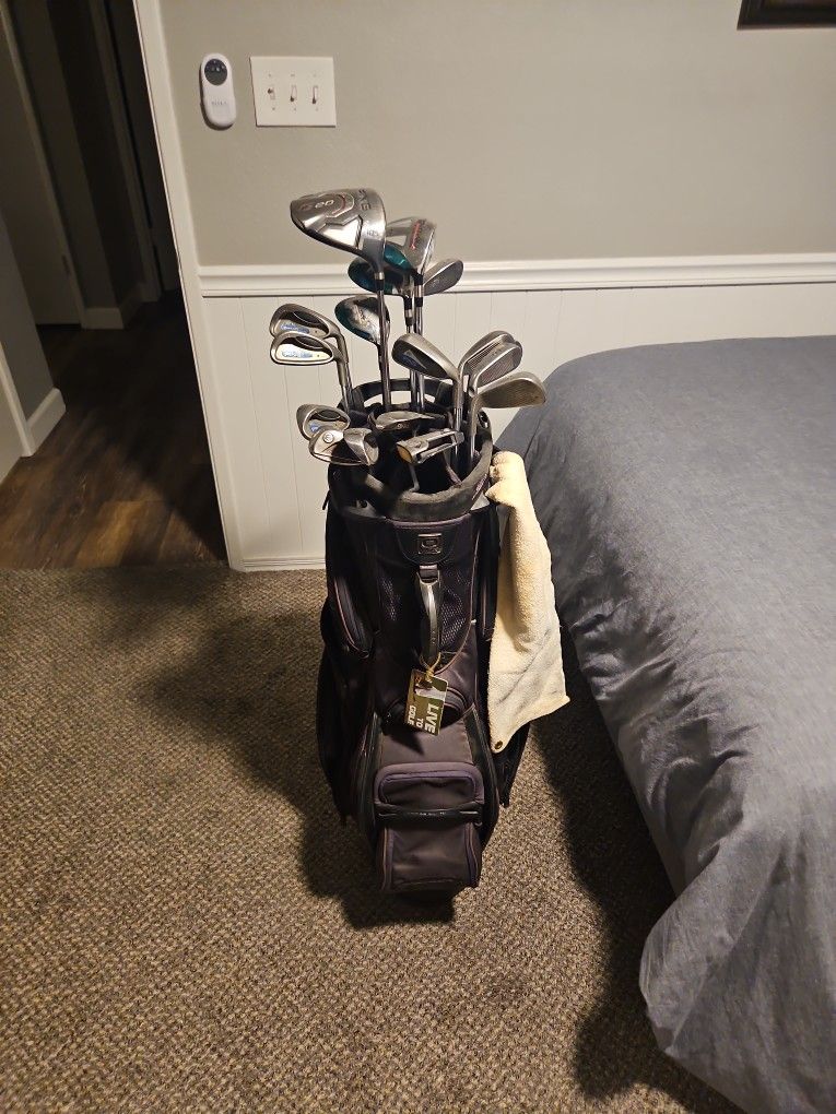Ping Golf Club Set With A Few Extra Clubs
