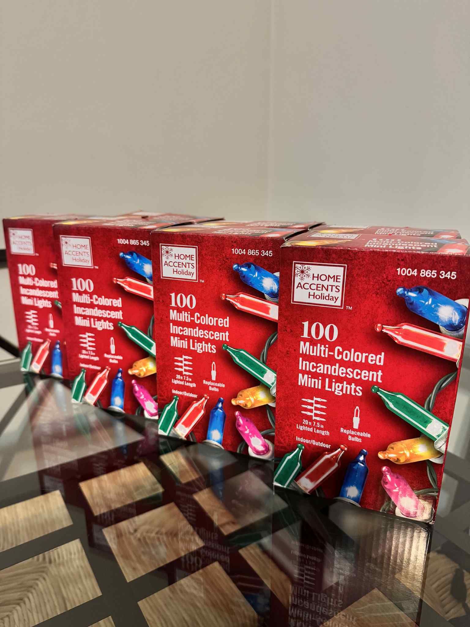 Multi-colored mini lights