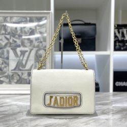 Christian Dior J'adior Shoulder Leather Bag