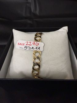 14k Cuban Bracelet