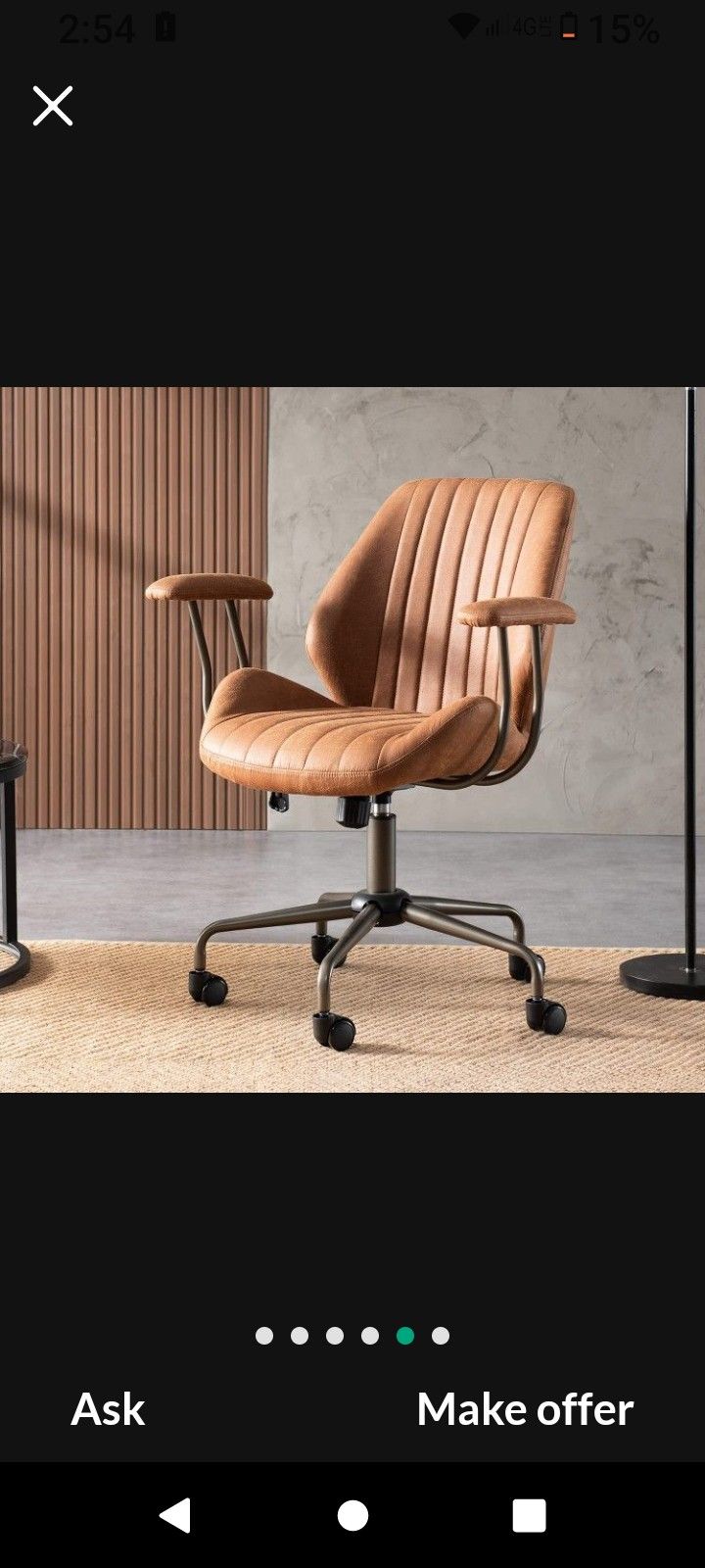 Office Chair Computer Chair Desk Chair Gaming Chair Brown Office Chair Brown Desk Chair πππ