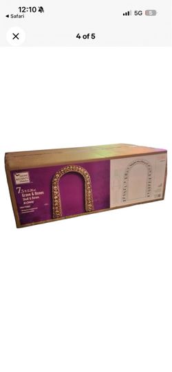 7.5 FT Grave & Bones Skull Archway