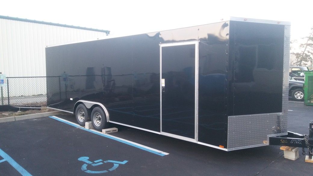 24' 28' 30' 32' VNOSE ENCLOSED TRAILERS