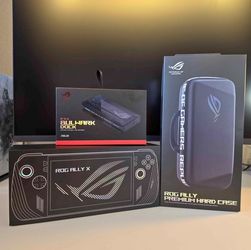 ASUS ROG Ally X with Bulwark Dock and Premium Hard Case