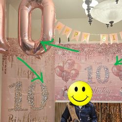 10th Birthday Decorations 