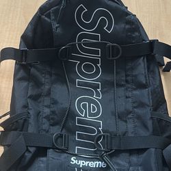 Supreme FW18 Black Backpack