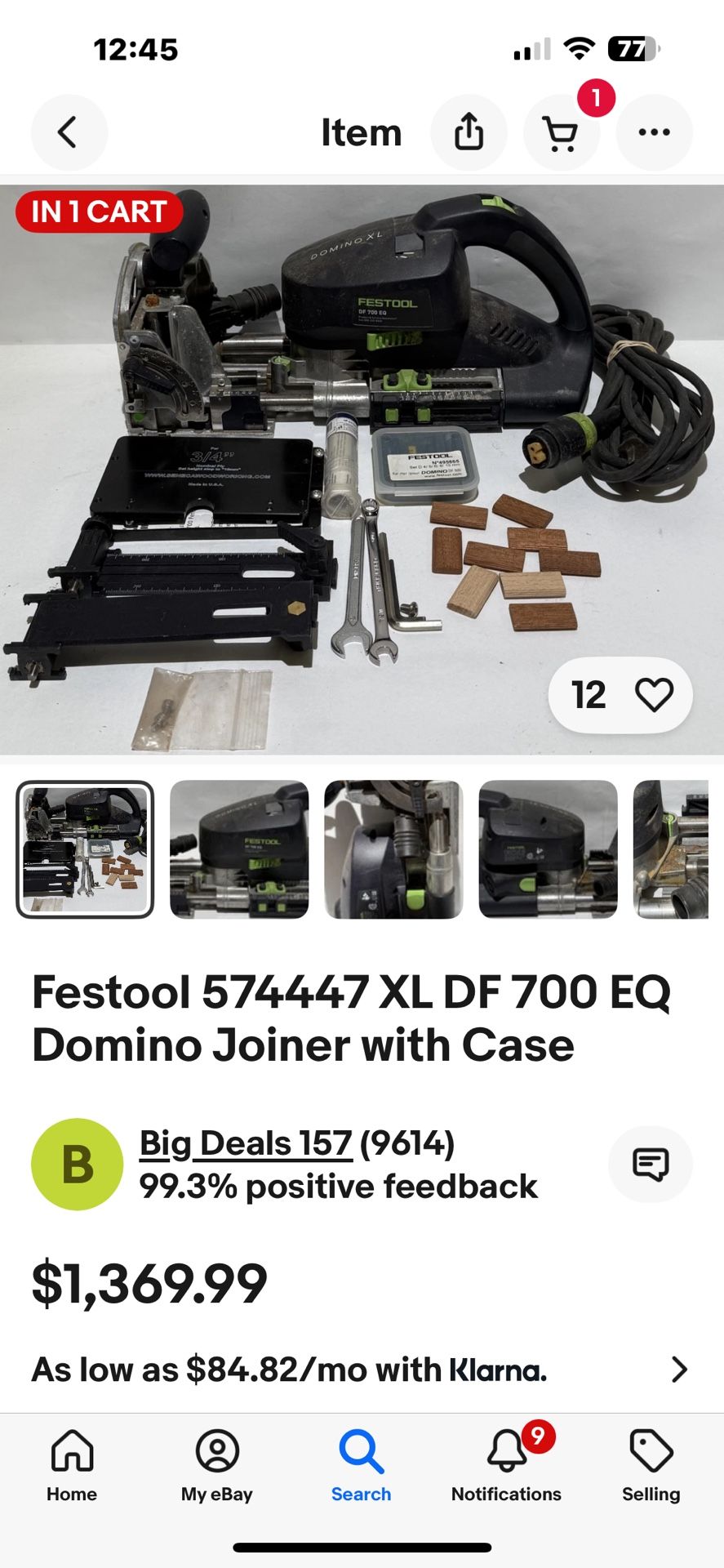 Festool Domino 700 Kit , Extras