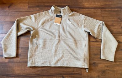 Women's The North Face Dot Knit Thermal 1/4 Zip Coat Jacket LARGE