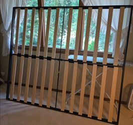 Cal King 2" Mattress Support w/wood slats