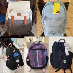 Brand new backpacks
